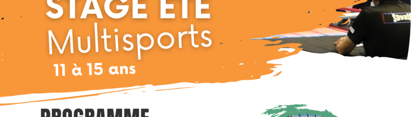 Image d'illustration de la page Stage été multisports : une semaine 100 % sport et fun à Craponne ! 